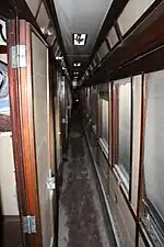 Couloir d'une des voitures.