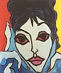 Visson, "Regard lointain", 65x54 (2002).