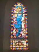 Vitrail représentant l'Assomption.