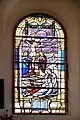 Vitrail commémoratif 14-18 dans l'église.