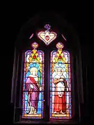 sainte Philomène, sainte Germaine.