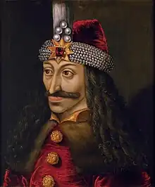 Portrait de Vlad Țepeș datant du XVe siècle. Exposé au château d'Ambras (Autriche).
