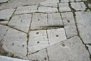 Voie dallée du IVe&nbsp;siècle.