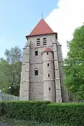 Le clocher de l'église.