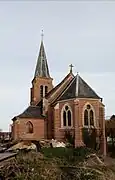 Le chevet de l'église.