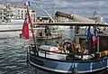 Radeau de sauvetage Transocean 6 sur un voilier classique