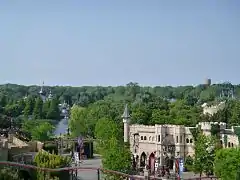 Vue aérienne.
