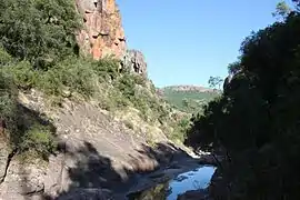 Vue des gorges