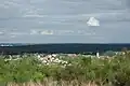 Vue d'une partie du village de Porcelette.