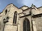 Vue latérale de l'église