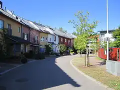 Immeubles résidentiels et maisons de ville.