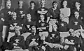 La première équipe du Pays de Galles en 1881, pour son match face à l'Angleterre.