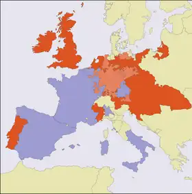 Carte de l'organisation