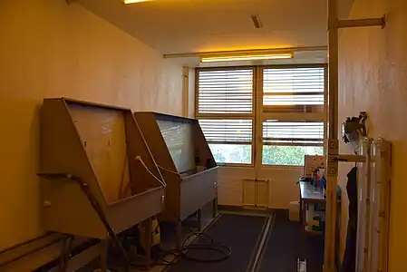 Bacs de rinçage de Sérigraphie.