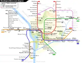 Plan du métro.