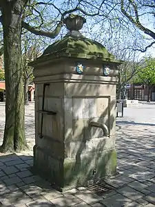 Pompe à eau de village, 's-Gravenzande, Holande, XVIIIe&nbsp;siècle.