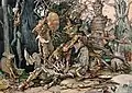 Illustration pour le livre The Clan of the Munes (1916)