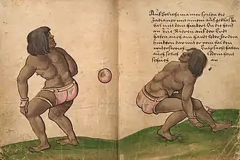 Indiens au jeu de balle p. 10-11