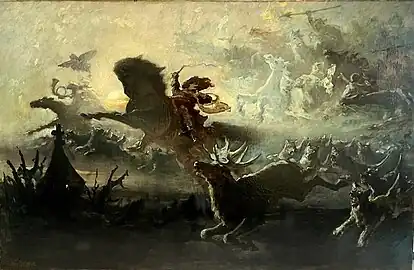 Gustav Wertheimer (en), Chasse infernale, 1889.