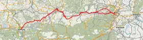 Voir la carte de la ligne.