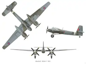 Vue de l'avion.
