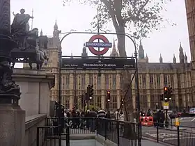 Image illustrative de l’article Westminster (métro de Londres)