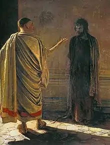 Nikolaï Gay, Quid est veritas ? Christ et Pilate&nbsp;(ru) (1890).