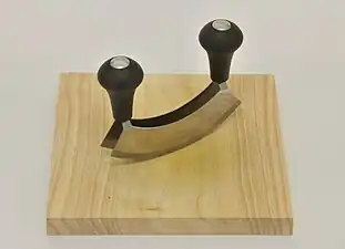 Hachoir berceuse deux mains à deux lames