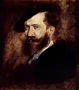 Portrait de Wilhelm Busch, vers 1877, Musée de l'Ermitage, Saint-Pétersbourg