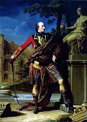 Pompeo Batoni, portrait de William Gordon, 1765, château de Fyvie