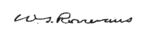Signature de William Starke Rosecrans