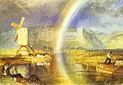 Turner, Arundel Castle, aquarelle de 1824.