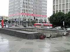 Entrée de Wilshire/Western.
