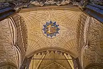 Voûte en éventail dans une des chapelles chantry de l'arrière-chœur