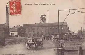 La fosse no&nbsp;7 - 7 bis avant la guerre.