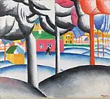 Paysage (L'Hiver), (1909),Museum Ludwig, Cologne.