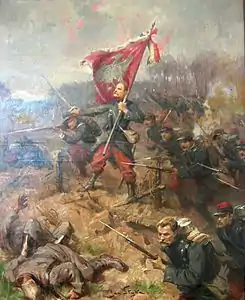 Mort de Władysław Szujski à la Bataille de Sillery, Lublin Museum (en).