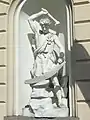 Statue d'Ilmarinen sculptée par Robert Stigell.