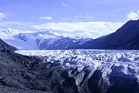 Montagnes et glacier
