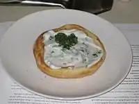 Sauce yoghourt-menthe.