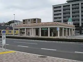 Vue extérieure de la station