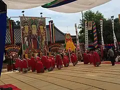 Bannière bouddhiste déployée, Patrimoine culturel tangible de Séoul No&nbsp;363.