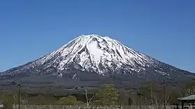 Le mont Yōtei vu de Hirafu.