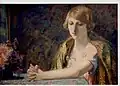 Jeune fille assise