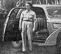 Yvonne Simon à Saint-Raphael en 1939.