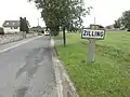 Entrée de l'agglomération