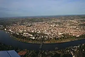 Vue aérienne de Vichy