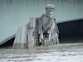 Le Zouave du pont de l'Alma, le 4 juin à 10&nbsp;h.