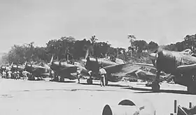 Des Mitsubishi A6M du porte-avions Zuikaku à Kahili en 1943.