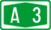 Image illustrative de l’article Autoroute A3 (Serbie)